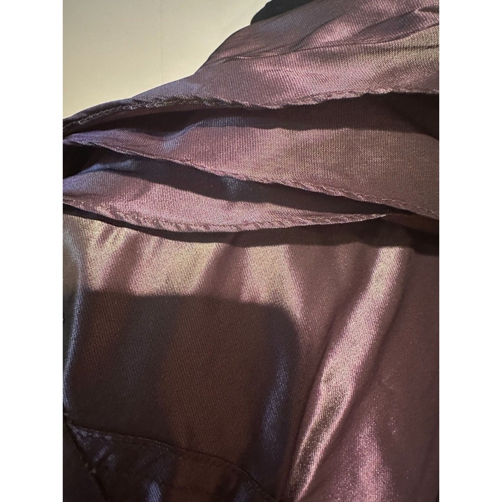 Mycra Pac One Purple Iridescent‎ Ruffle Front Jacket Women's Size M/L - Picture 9 of 13